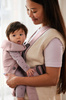 BABYBJORN MINI Woven – nosidełko, Zgaszony Róż