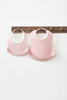 BABYBJORN - zestaw śliniaków mały/duży - Powder Pink