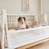 LEANDER - barierka ochronna do łóżeczka LUNA™, biała