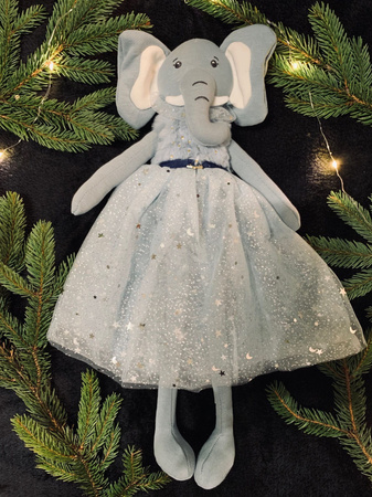 Lalka Baletnica Słonik Maskotka Przytulanka Ballerina 38cm