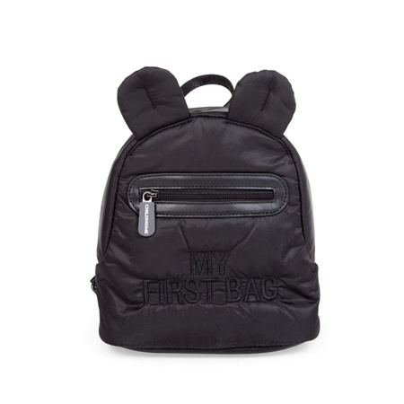 Childhome Plecak dziecięcy My First bag Pikowany Czarny