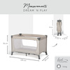 hauck łóżeczko turystyczne Dream N Play Beige