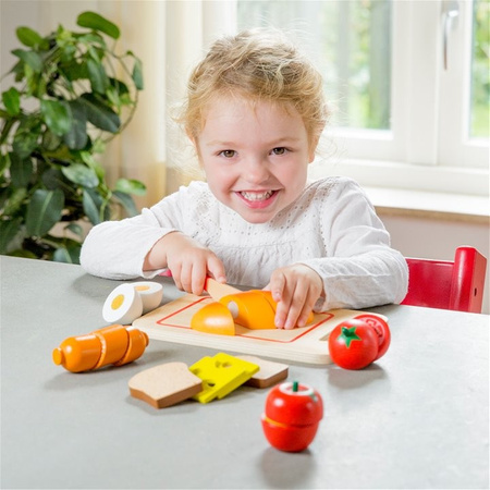 New Classic Toys Zestaw śniadaniowy do krojenia