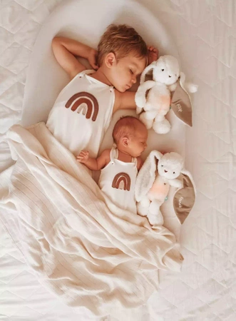 SZUMISIE® - KRÓLIK 5W1 Z LAMPKĄ - SZARE USZKA