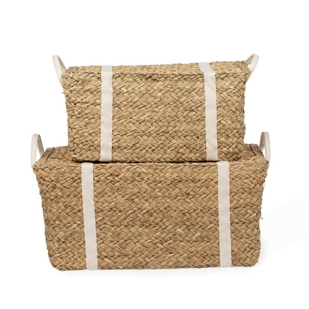 Childhome Rattanowe Kosze na pasek zestaw 2 szt. Yellow