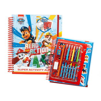 PSI PATROL Kolorowanka z szablonami + naklejki