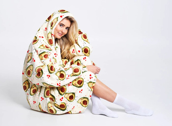 Bluza koc Oversize Awokado Cozy Noxxiez CH353