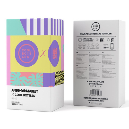 Cool Bottles Kubek termiczny 550 ml Xclusive! Antonyo Marest – René