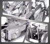 Piececool Puzzle Metalowe Model 3D - Wyścigówka