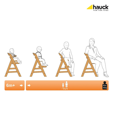 hauck krzesełko Alpha+ natural