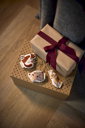 Filibabba Haftowane ozdoby świąteczne Wonderful Winter Forest Friends