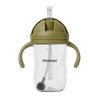 Mininor Butelkaze słomką 330 ml Moss Green
