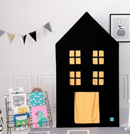 Domek do zabawy czarny dla dziecka Namiot