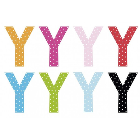 Litera Y - dekoracja na ścianę