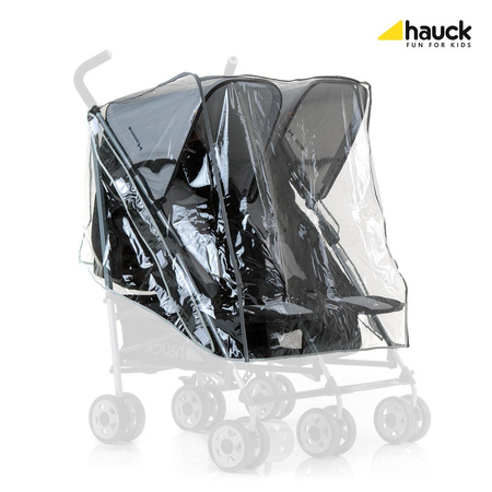 hauck folia przeciwdeszczowa na wózki bliźniacze