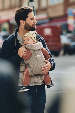 BABYBJORN MOVE 3D Mesh - nosidełko, Szary Beż