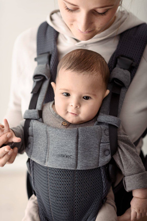 BABYBJORN - nosidełko Harmony 3D Mesh, Antracyt