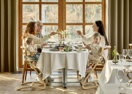 LEANDER - krzesełko do karmienia Louie™, buk, naturalne