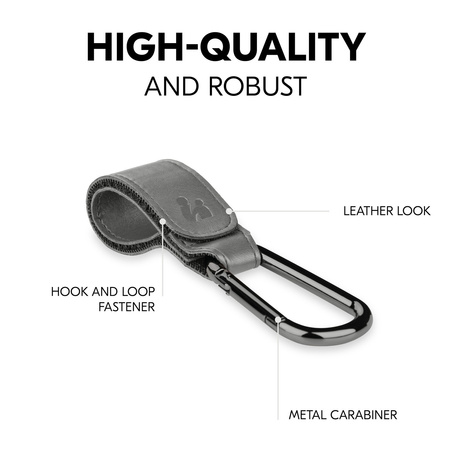 hauck haczyki do wózka Grey