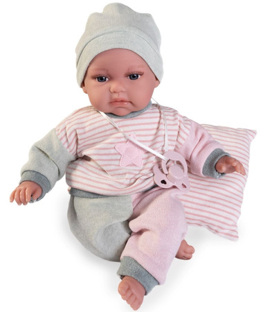 Lalka Toneta Baby gaworząca z poduszką Antonio Juan 70331