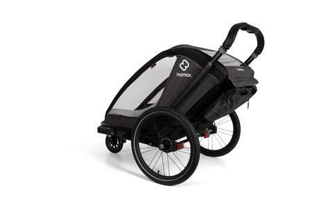 Hamax - Przyczepka rowerowa COCOON ONE- Grey/black