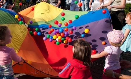 Profesjonalna Chusta Animacyjna AKSON 7 BARW 4 m