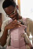 BABYBJORN MINI Woven – nosidełko, Zgaszony Róż