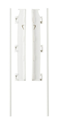 Baby Dan - Uchwyt montażowy do ściany do bramek FLEX M, L, XL, XXL, biały