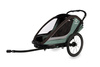 Hamax - Przyczepka rowerowa COCOON, podwójna - Green/black