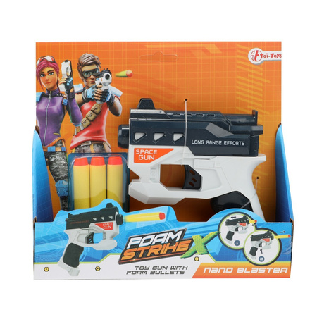 Toi-Toys FOAM STRIKEX pistolet 'White S' + 3 strzałki
