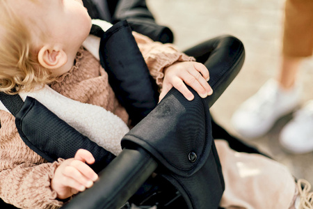 Childhome Wózek trzyosobowy Triplet Black