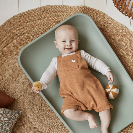 LEANDER - mata do przewijania MATTY™, sage green