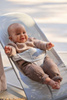 BABYBJORN - leżaczek BALANCE SOFT MESH - Szary/Biały