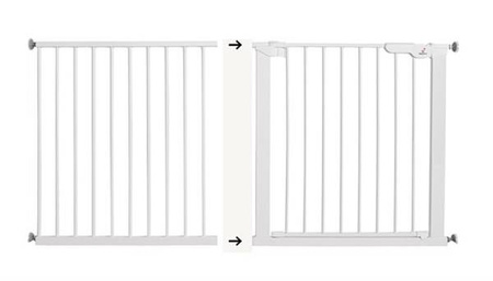 Baby Dan - Rozszerzenie bramek Baby Dan PREMIER - panel 64,5 cm, biały