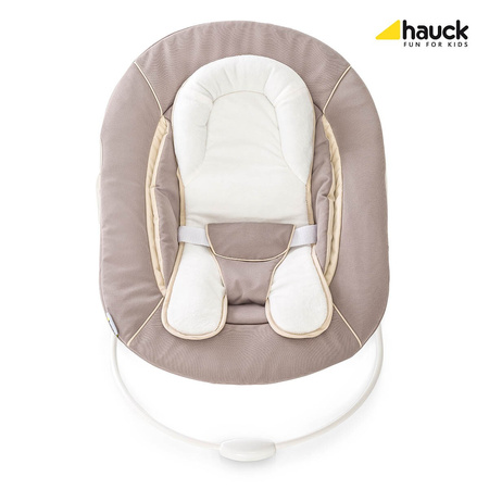 hauck leżaczek 2w1 Alpha Hearts Grey