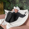 Panda Kocyk z kapturem dla dzieci Cozy Noxxiez BL823