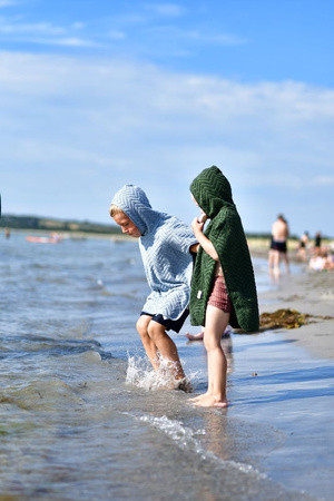 Filibabba Poncho Zigzag Powder Blue