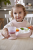 BABYBJORN - Zestaw obiadowy Dinnerware, 8 szt. - Powder Pink