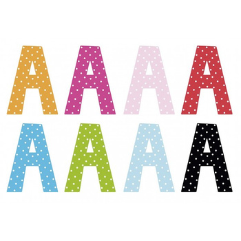 Litera A - dekoracja na ścianę