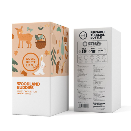 Cool Bottles Butelka termiczna Kiddies 350 ml Woodland Buddies