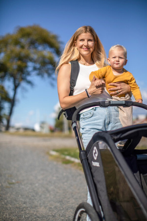 Hamax - Przyczepka rowerowa BREEZE, podwójna - Black