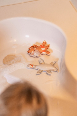 Filibabba Neoprenowe zabawki do kąpieli Dinos