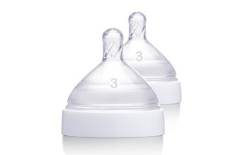 Born Free Smoczkek do butelek z szybkim przepływem - 2 sztuki