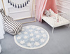 Okrągły Dywanik Niebo do pokoju dziecka 110x110