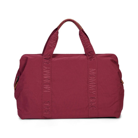 Childhome Torba Mommy Bag Signature Urban Burgundy