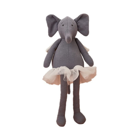 Lalka Baletnica Słoń Maskotka Przytulanka Ballerina 42cm